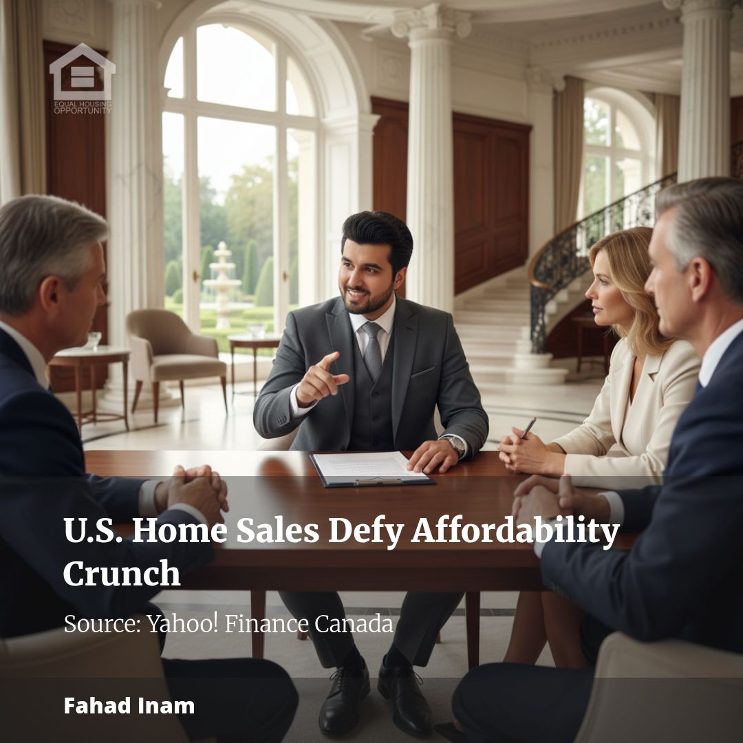 U.S. Home Sales Defy Affordability Crunch