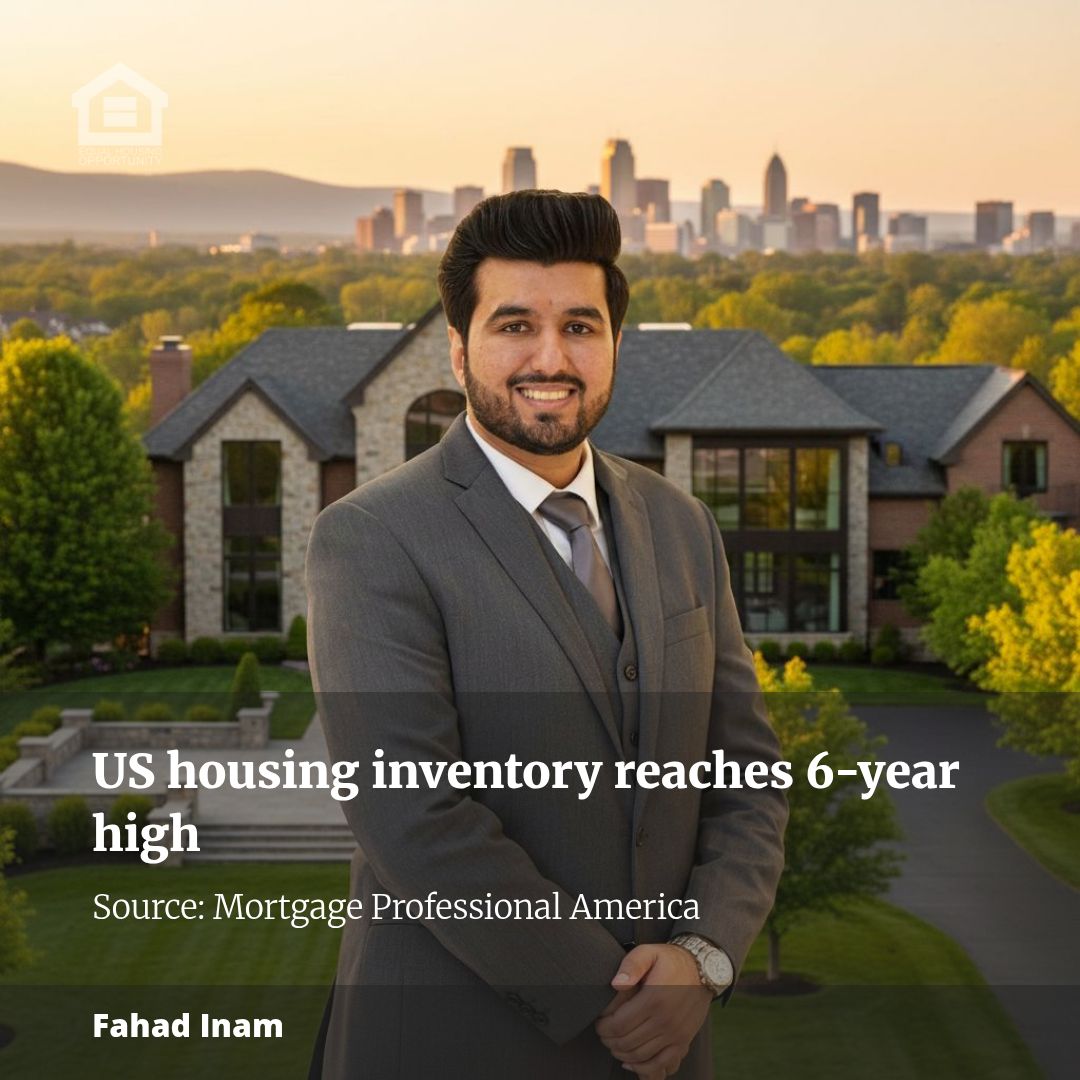 US housing inventory reaches 6-year high